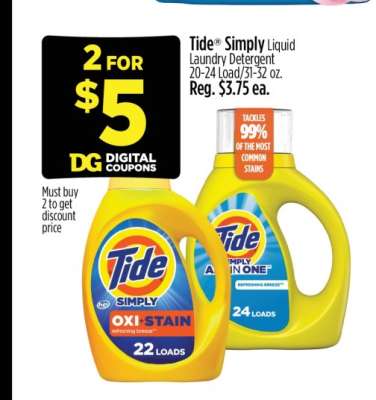 Tide Simply Liquid Laundry Detergent