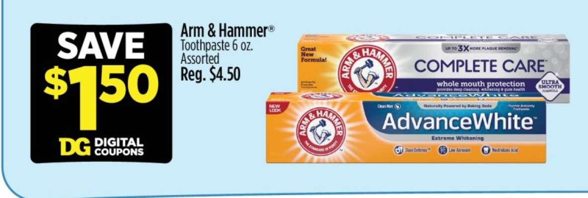 Arm & Hammer Toothpaste 6 oz. Assorted