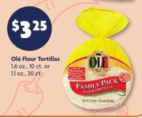 OLÉ Flour Tortillas