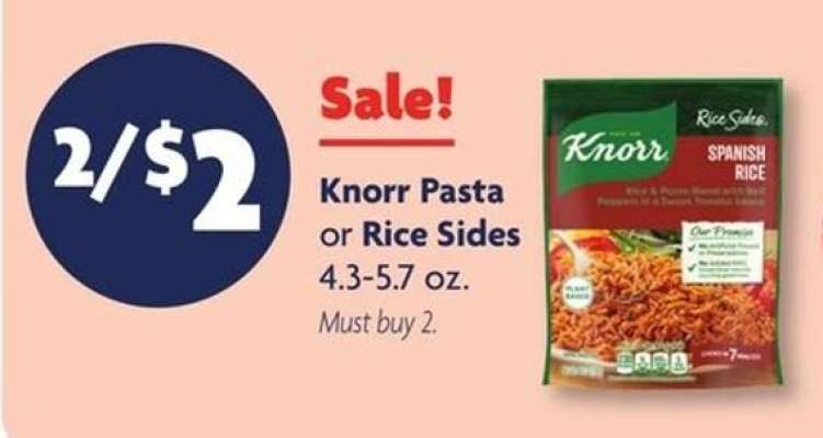 Knorr Pasta or Rice Sides