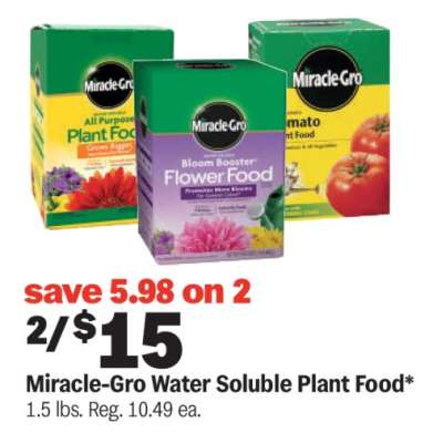 Miracle-Gro Water Soluble Plant Food