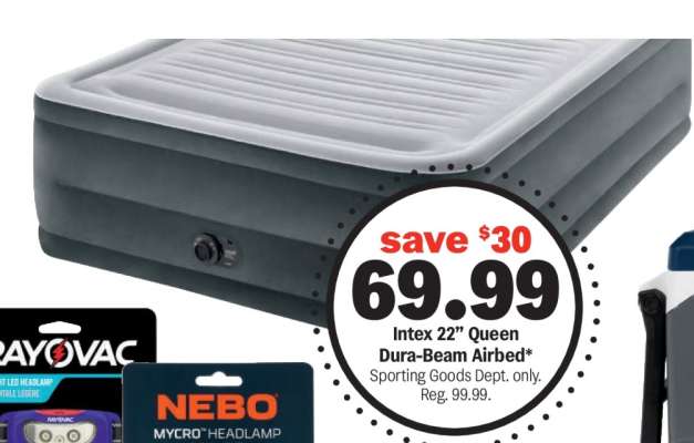 Intex 22” Queen Dura-Beam Airbed