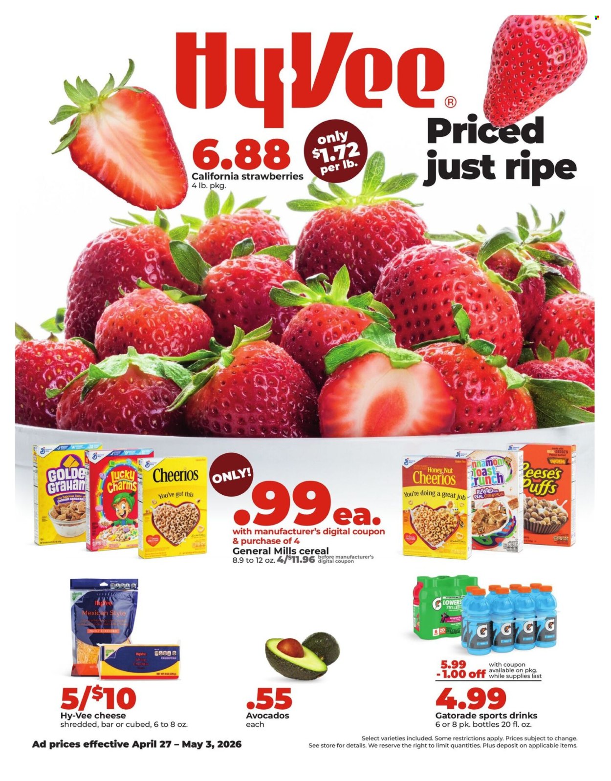 Hy-Vee ad - 04/27/2026 - 05/03/2026. Page 1