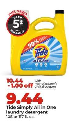 Tide Simply All In One Laundry Detergent