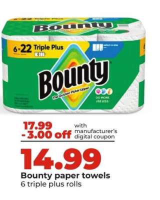 Bounty Paper Towels