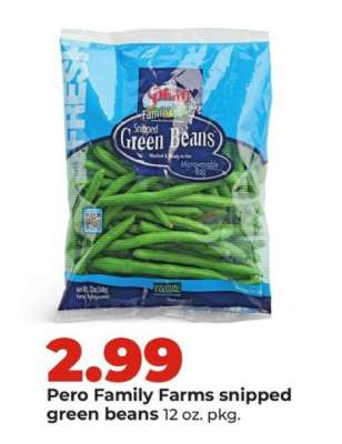 Pero Family Farms Snipped Green Beans*