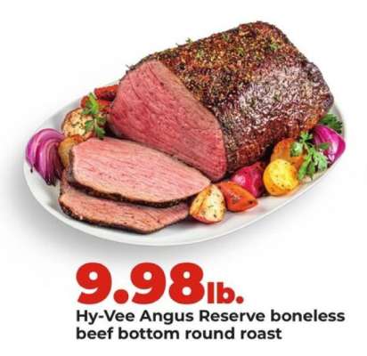 Hy-Vee Angus Reserve boneless beef bottom round roast