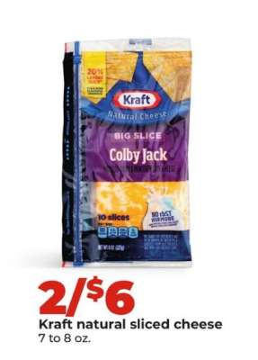 Kraft Natural Sliced Cheese