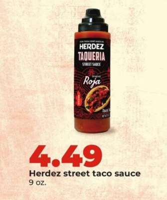 Herdez street taco sauce