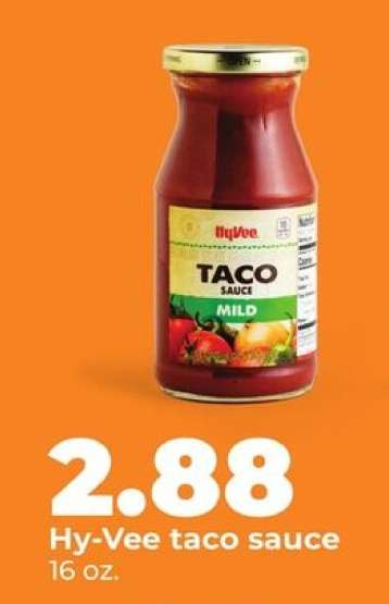 Hy-Vee taco sauce