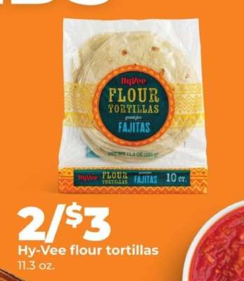 Hy-Vee Flour Tortillas