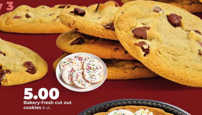 Bakery fresh cut out cookies