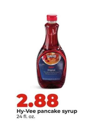 Hy-Vee pancake syrup
