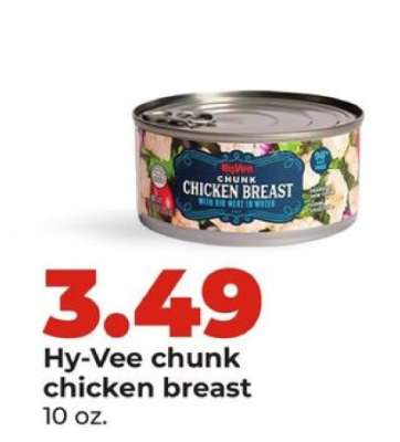 Hy-Vee chunk chicken breast