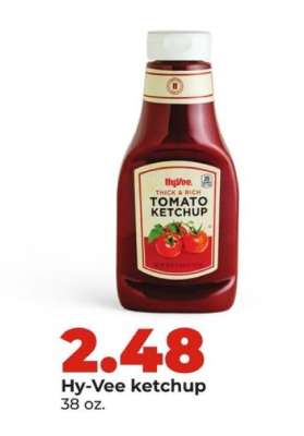 Hy-Vee ketchup