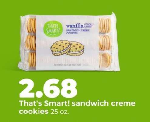 That's Smart! sandwich crème cookies