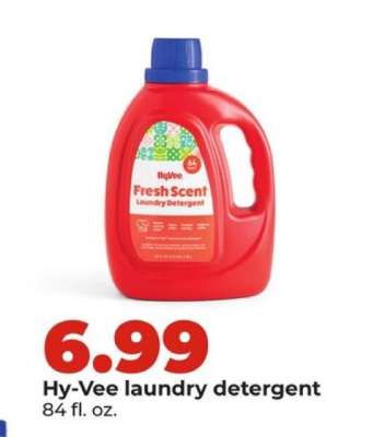 Hy-Vee laundry detergent