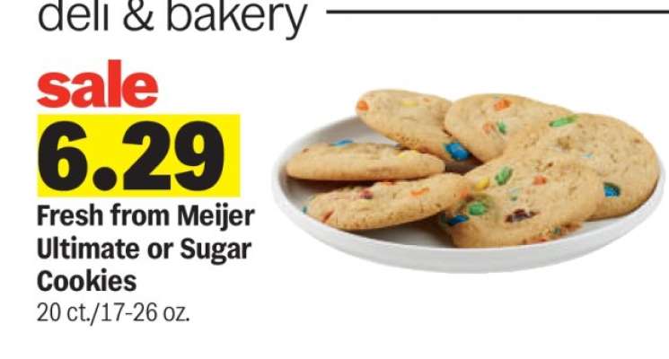 Fresh from Meijer Ultimate or Sugar Cookies