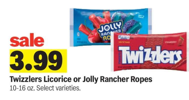 Twizzlers Licorice or Jolly Rancher Ropes