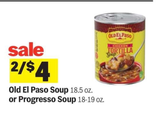 Old El Paso Soup or Progresso Soup