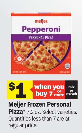 Meijer Frozen Personal Pizza*