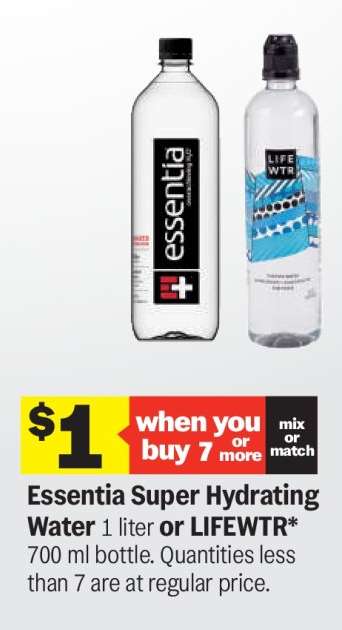 Essentia Super Hydrating Water or LIFEWTR