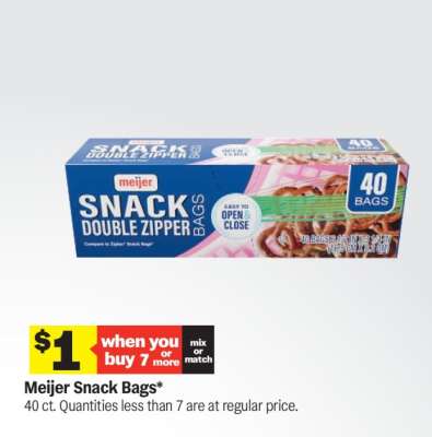 Meijer Snack Bags