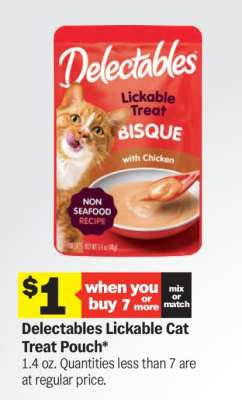 Delectables Lickable Cat Treat Pouch