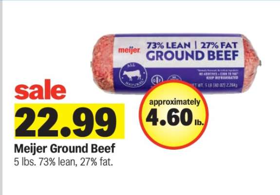 Meijer Ground Beef*