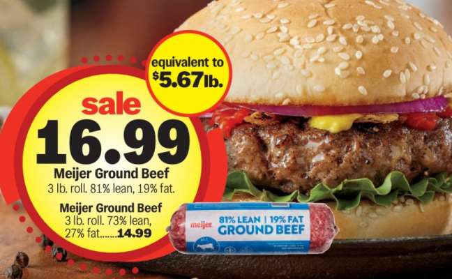 Meijer Ground Beef*