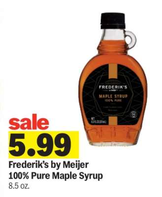 Frederik's by Meijer 100% Pure Maple Syrup