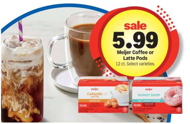 Meijer Coffee or Latte Pods