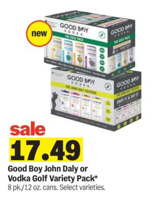 Good Boy John Daly or Vodka Golf Variety Pack