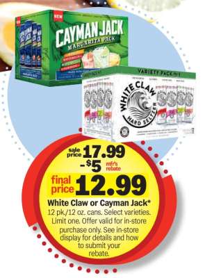 White Claw or Cayman Jack