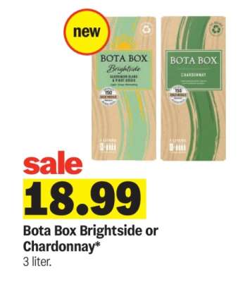 Bota Box Brightside or Chardonnay