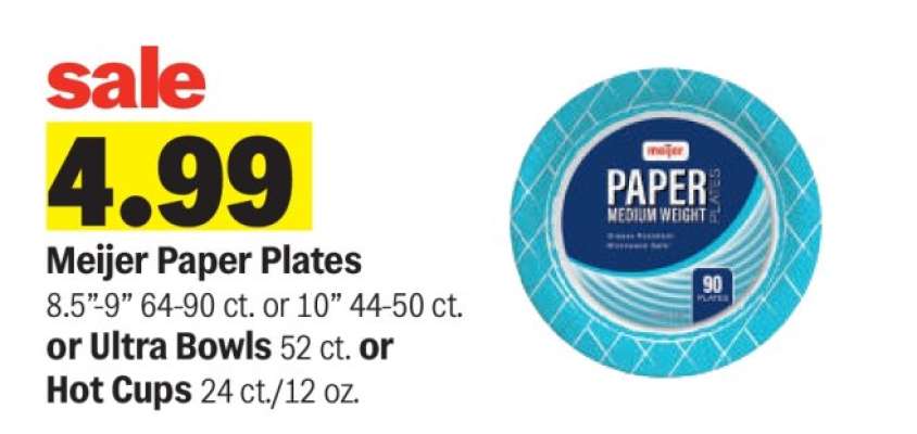 Meijer Paper Plates
