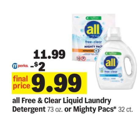 all Free & Clear Liquid Laundry Detergent
