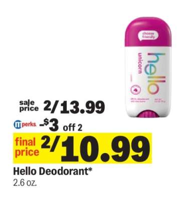 hello Deodorant