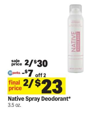 Native Spray Deodorant