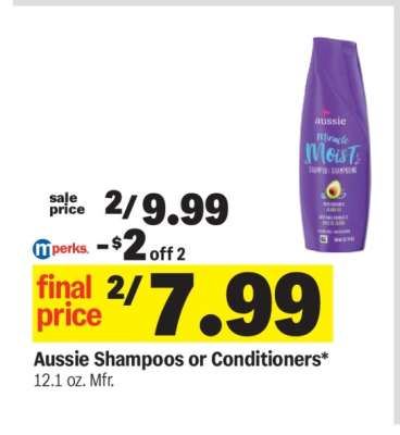 Aussie Shampoos or Conditioners*