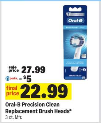 Oral-B Precision Clean Replacement Brush Heads