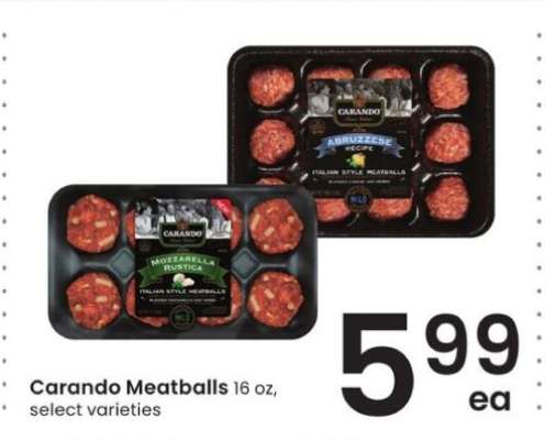 Carando Meatballs