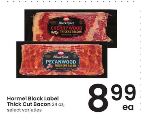 Hormel Black Label Thick Cut Bacon