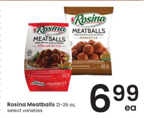 Rosina Meatballs