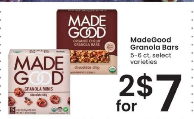 MadeGood Granola Bars