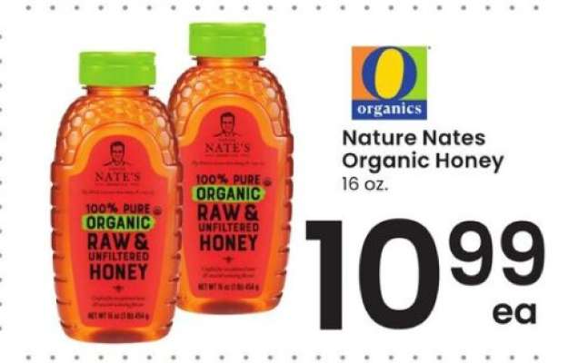 Nature Nates Organic Honey