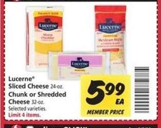 Lucerne Sliced Cheese
