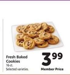 Fresh Baked Cookies