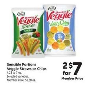 Sensible Portions Veggie Straws or Chips
