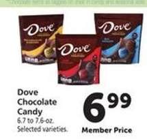 Dove Chocolate Candy